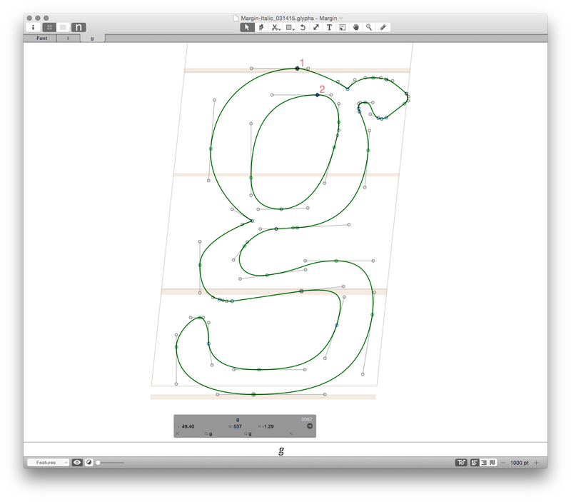 Illustration for article titled It's the middle of the night and I'm working on my typeface, as I do.